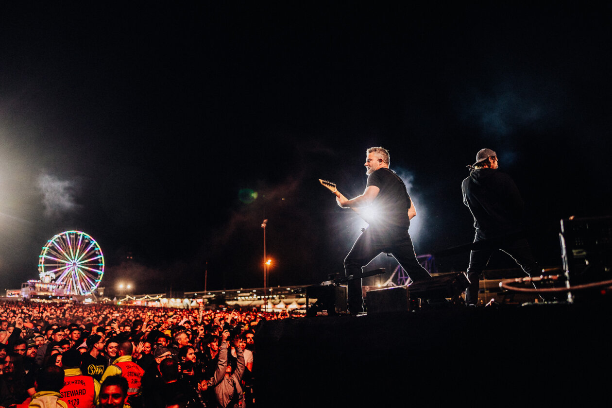 Die australischen Headliner sorgten am Festivalsonntag für den Abriss. – Parkway Drive.