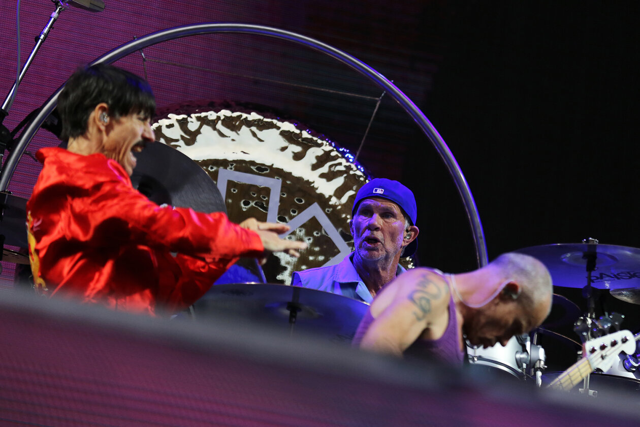 50.000 begeisterte Fans: die Red Hot Chili Peppers in Hamburg. – Die Peppers.